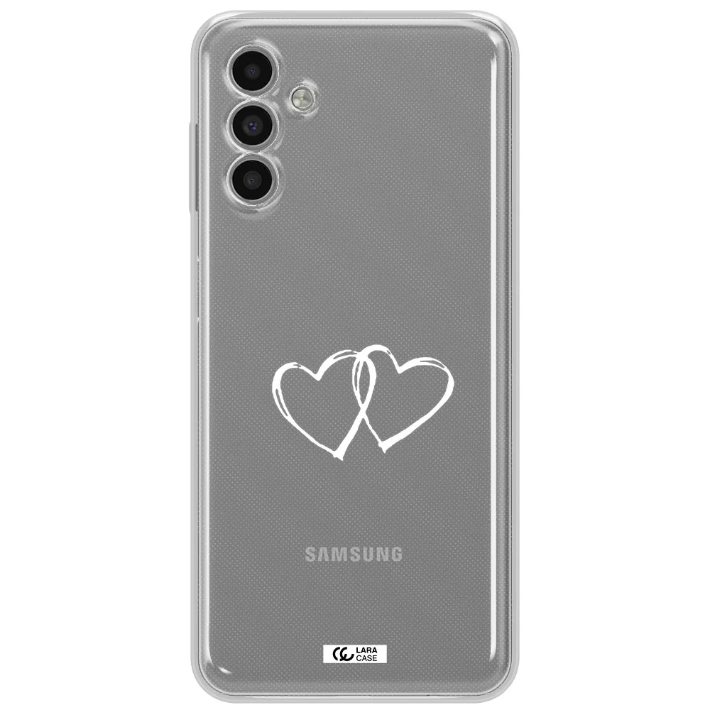 Heart Couple Samsung A13 5G Clear Tpu Case
