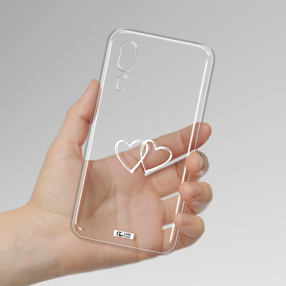 Heart Couple Samsung A2 Core Clear TPU Case