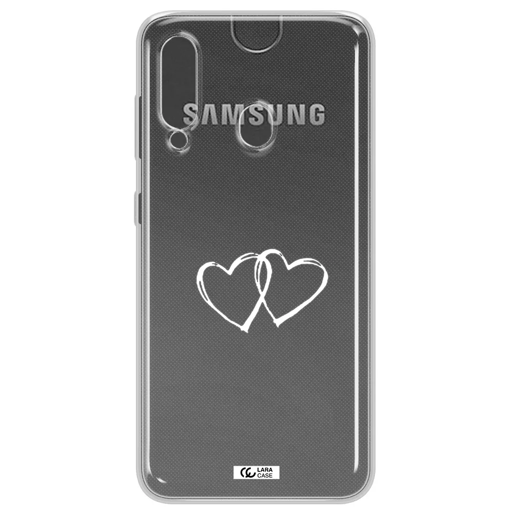 Heart Couple Samsung A60 Clear TPU Case