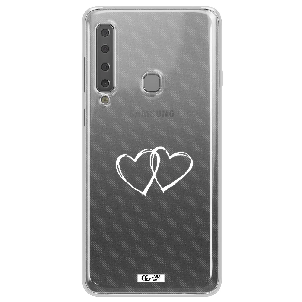 Heart Couple Samsung A9 2018 Clear TPU Case