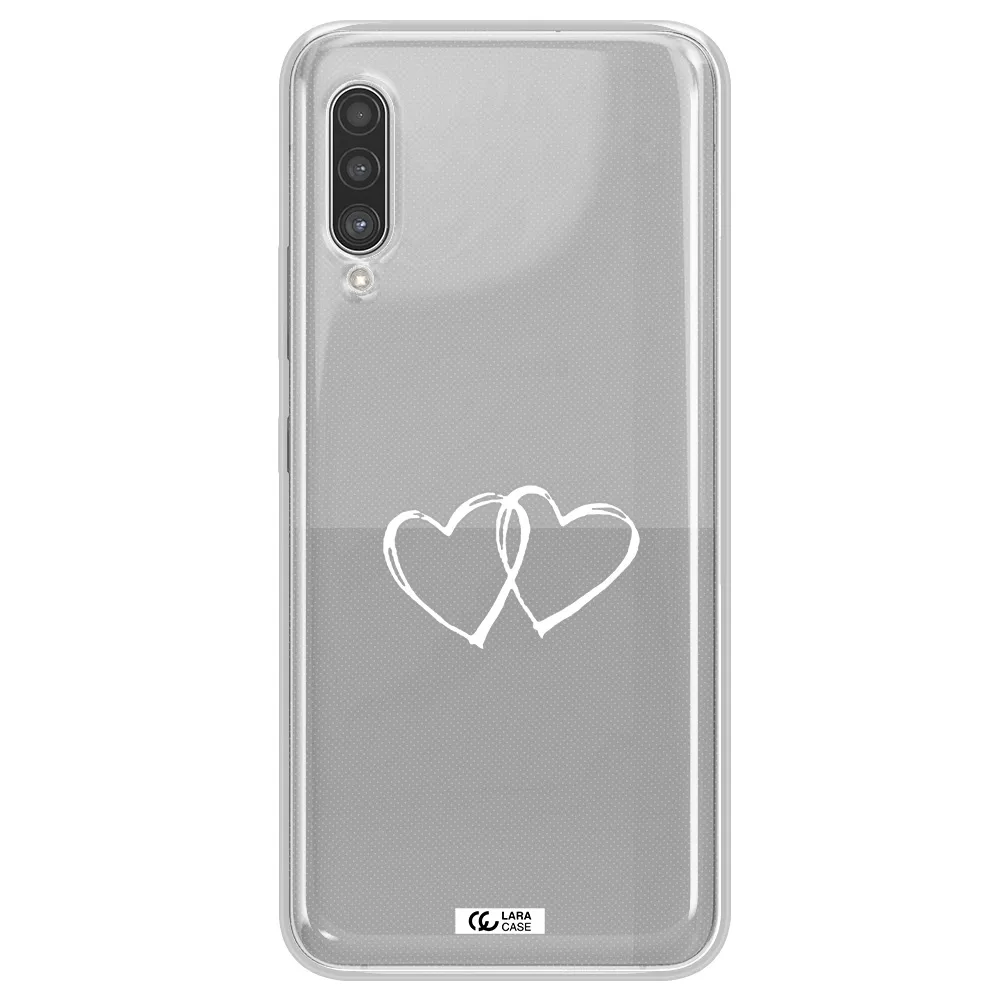 Heart Couple Samsung A90 Clear TPU Case