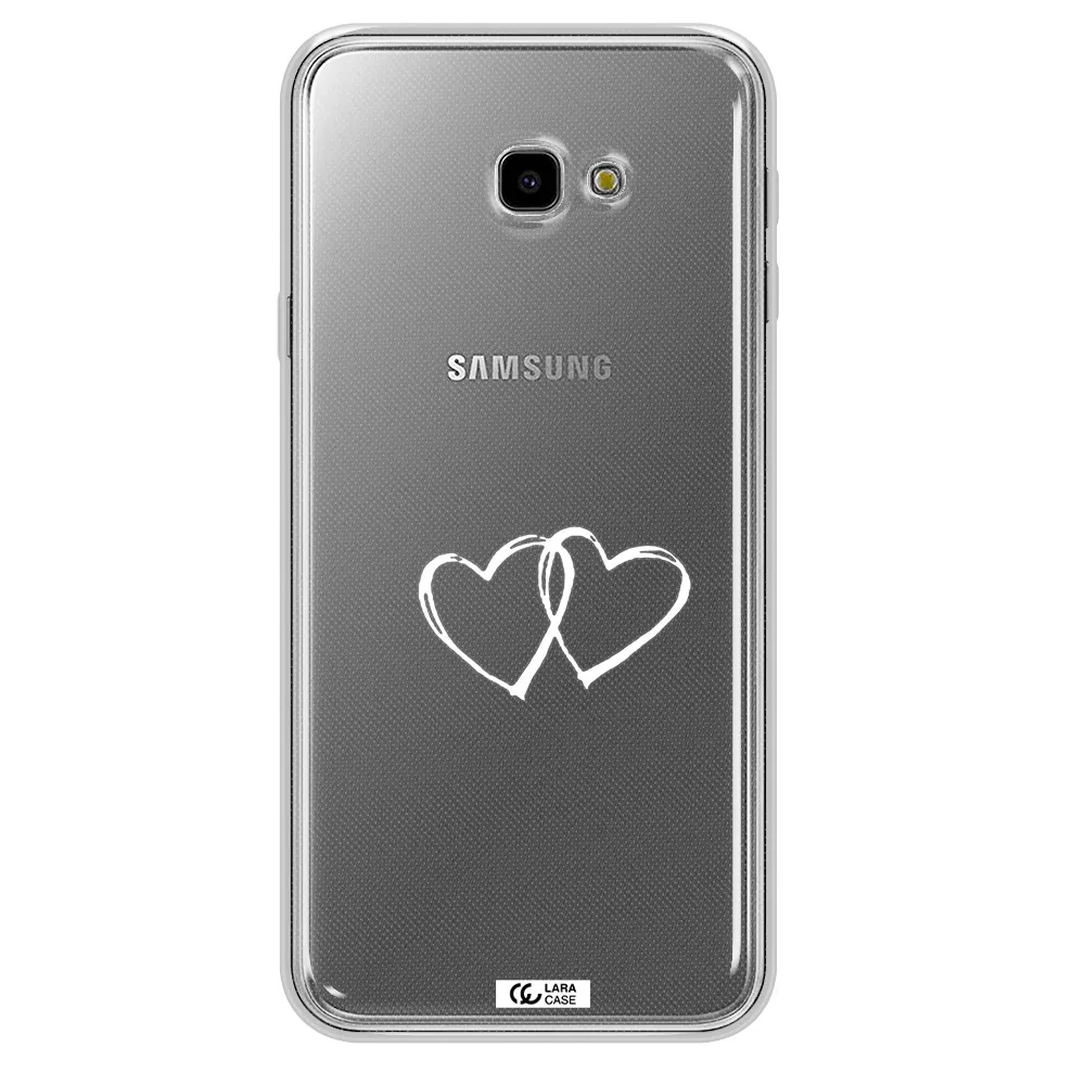 Heart Couple Samsung J4 Plus Clear TPU Case