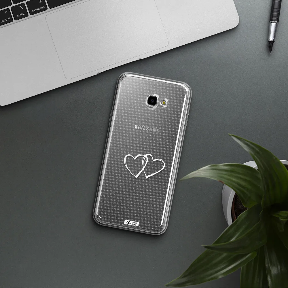 Heart Couple Samsung J4 Plus Clear TPU Case