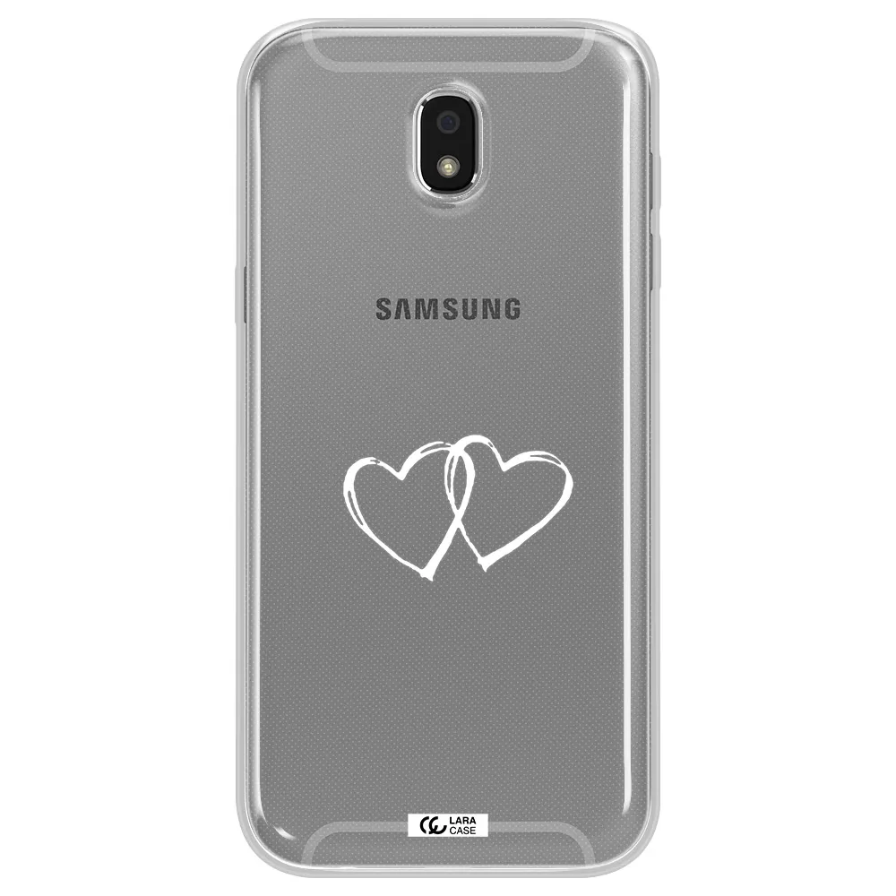 Heart Couple Samsung J5 2017 Clear TPU Case