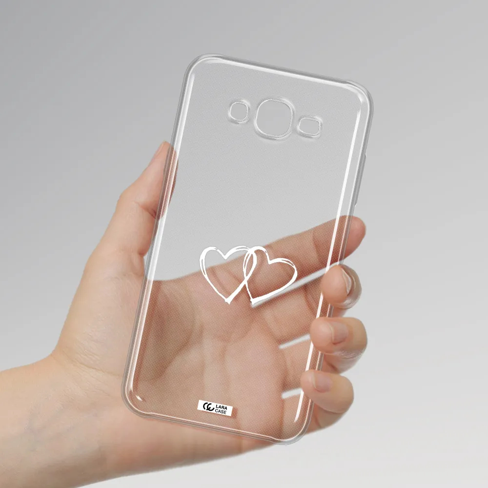Heart Couple Samsung J7 2015 Clear TPU Case