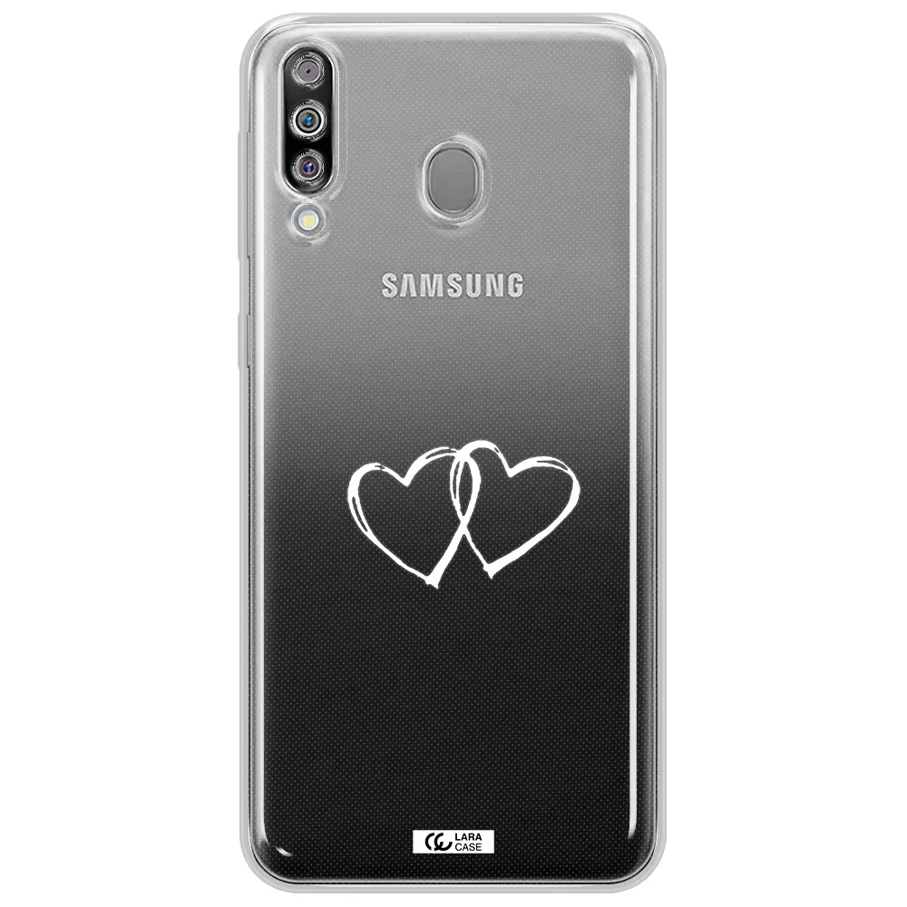Heart Couple Samsung M30 Clear TPU Case