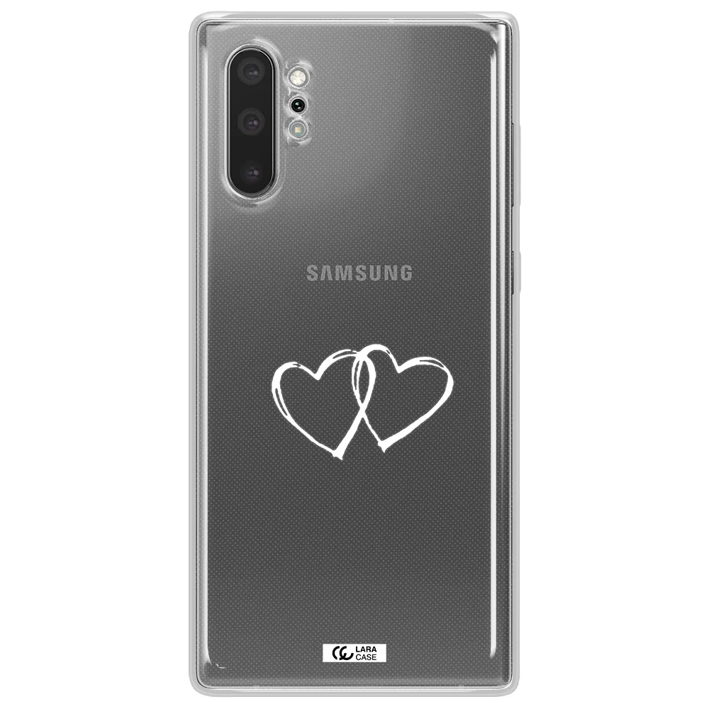 Heart Couple Samsung Note 10 Plus Clear TPU Case