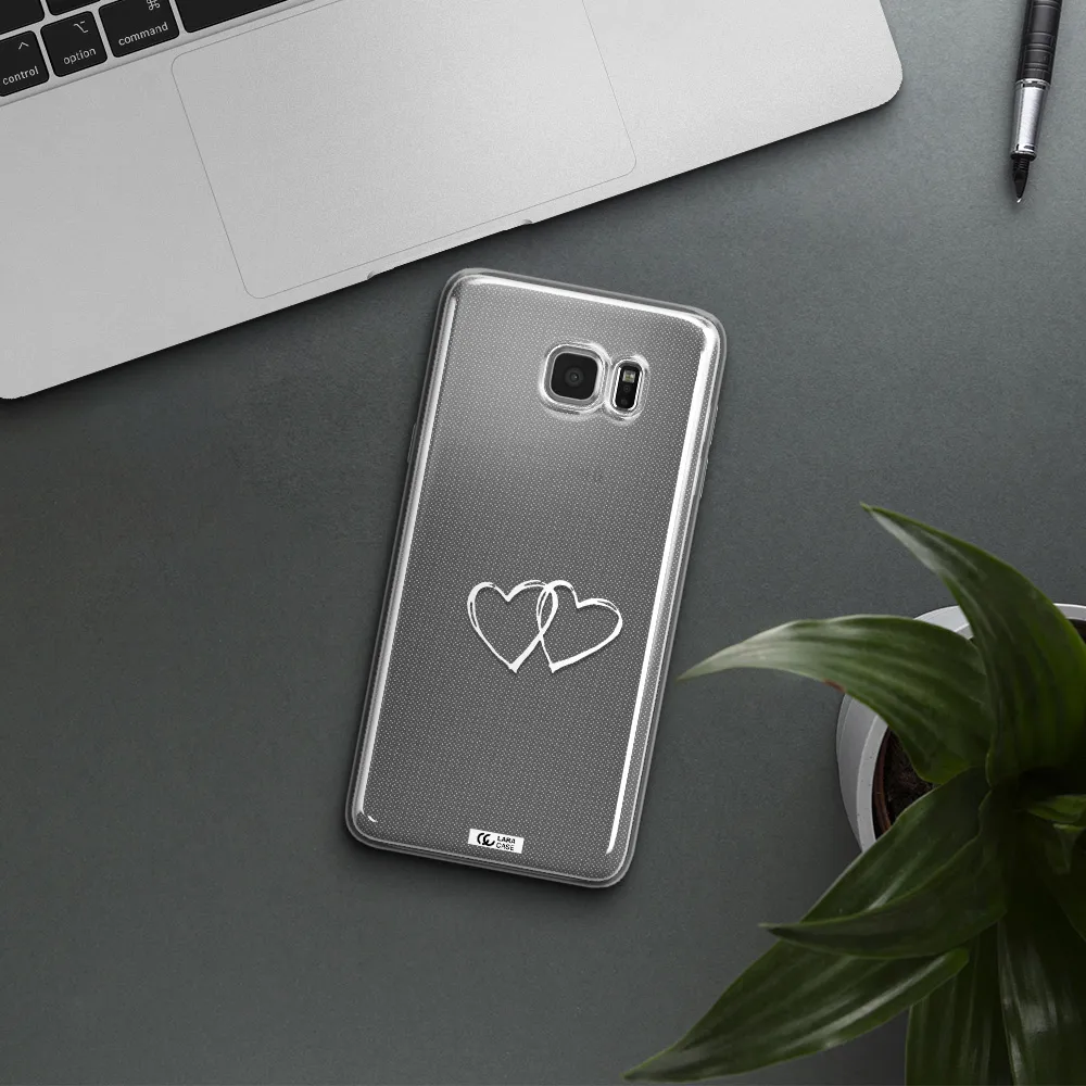 Heart Couple Samsung Note 5 Clear TPU Case