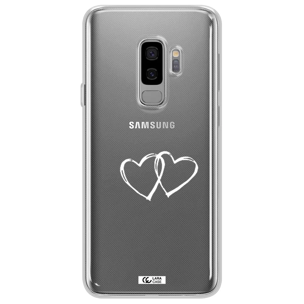 Heart Couple Samsung S9 Plus Clear TPU Case