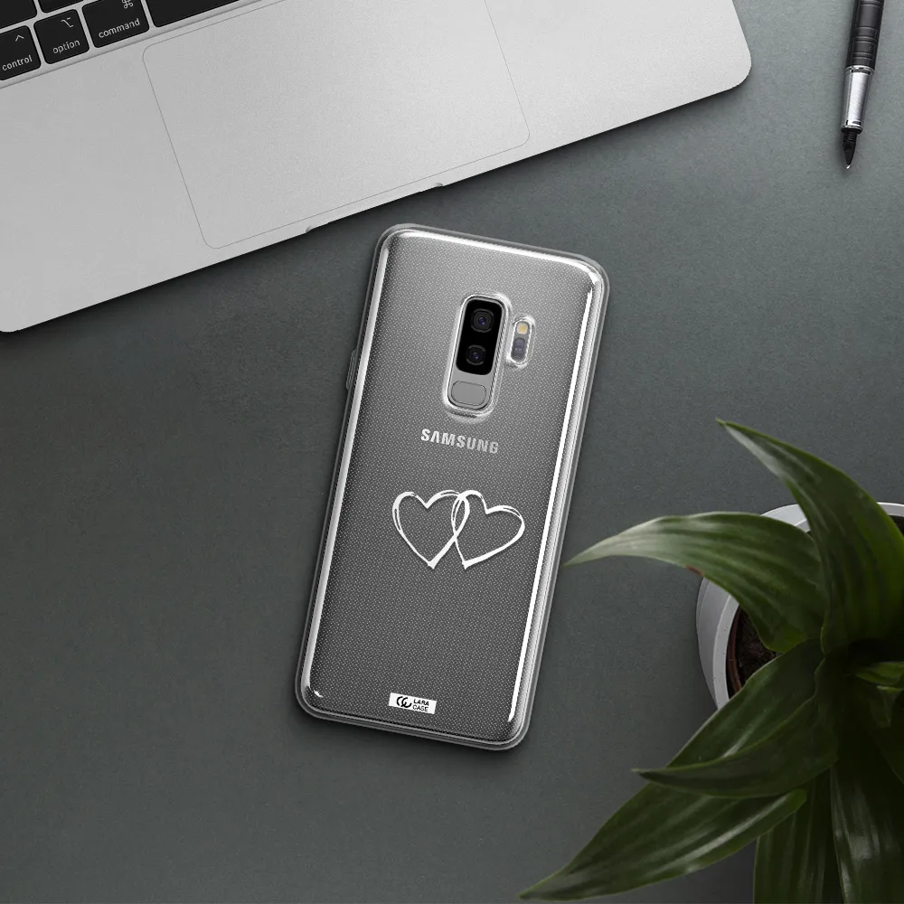 Heart Couple Samsung S9 Plus Clear TPU Case