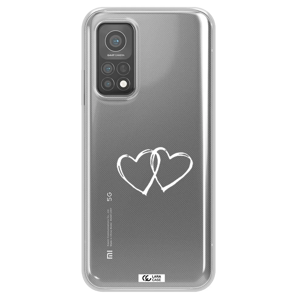 Heart Couple Xiaomi Mi 10 T Pro Clear TPU Case
