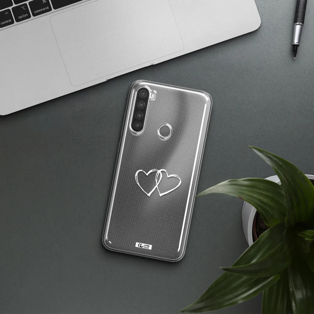 Heart Couple Xiaomi Note 8 Clear TPU Case