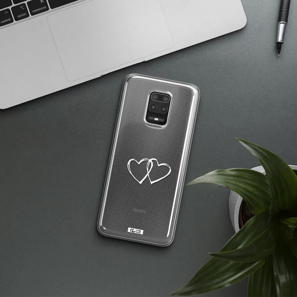 Heart Couple Xiaomi Note 9S Clear TPU Case