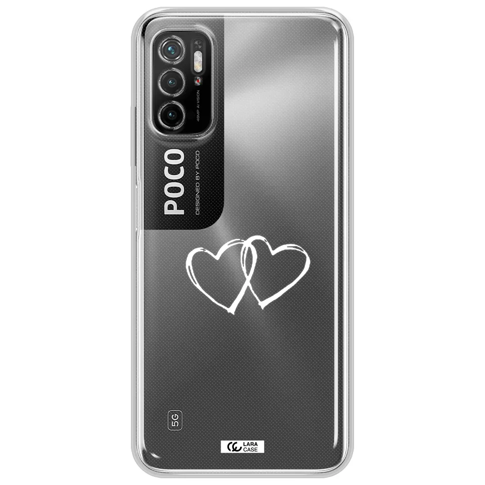 Heart Couple Xiaomi Poco M4 Pro 5G Clear Tpu Case