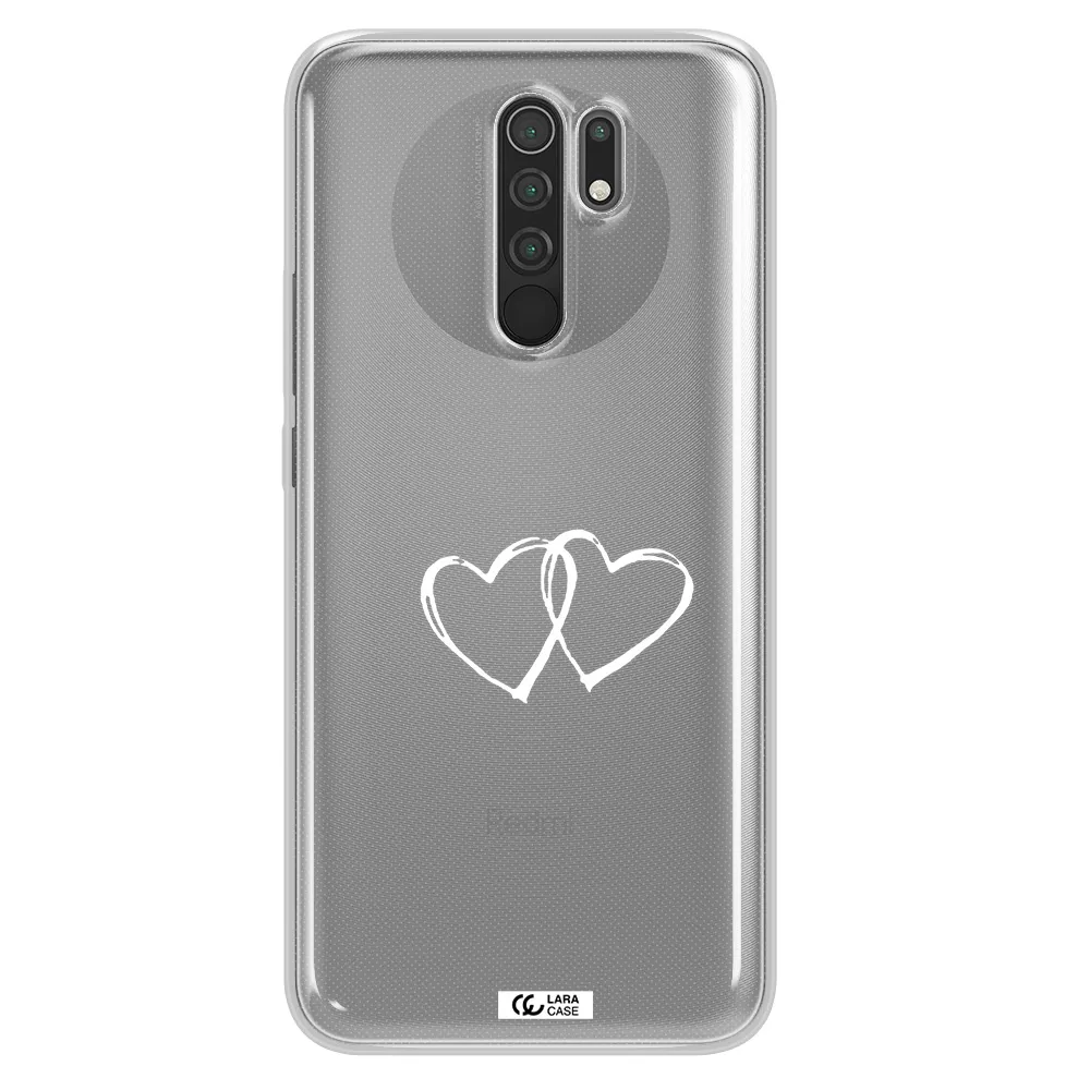 Heart Couple Xiaomi Redmi 9 Clear TPU Case