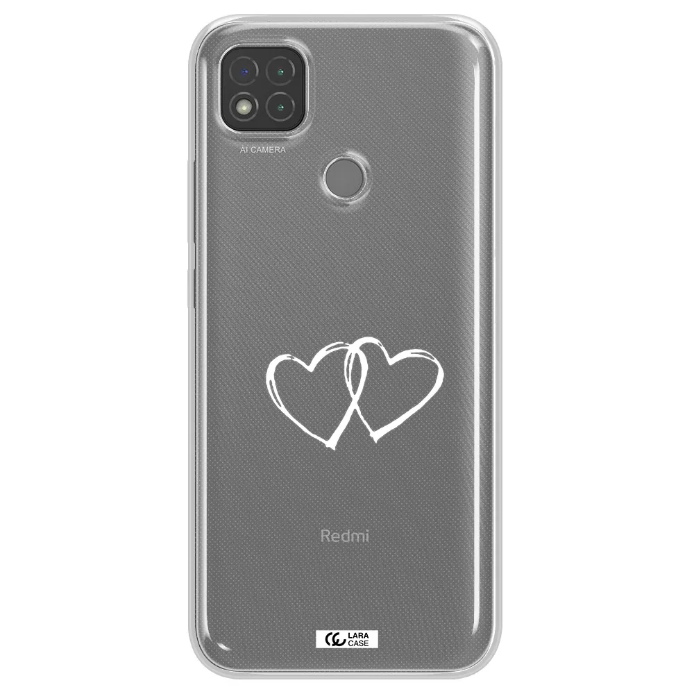 Heart Couple Xiaomi Redmi 9C Clear TPU Case