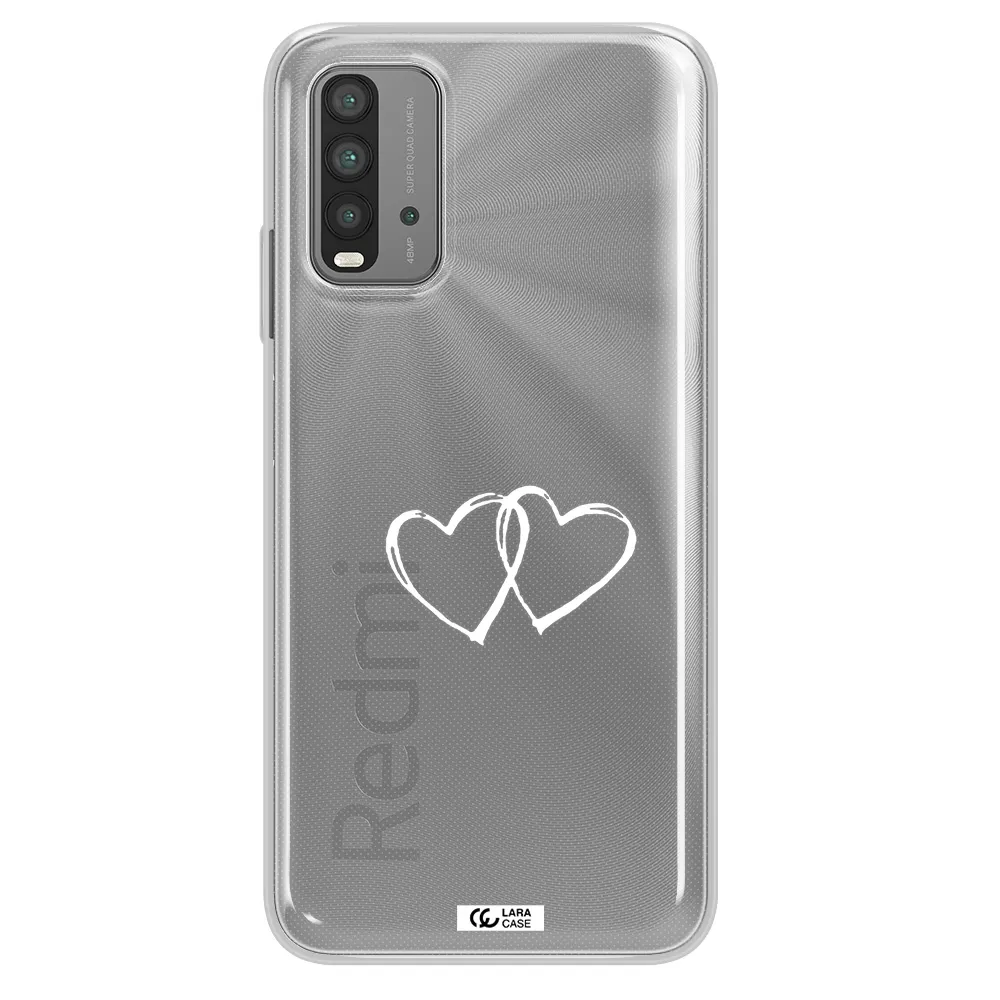 Heart Couple Xiaomi Redmi 9T Clear TPU Case