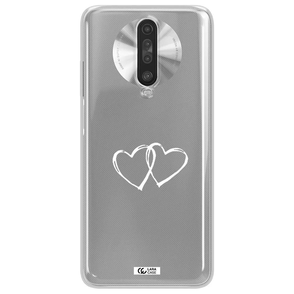 Heart Couple Xiaomi Redmi K30 Clear TPU Case
