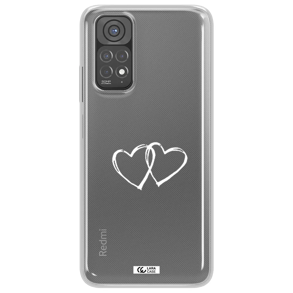 Heart Couple Xiaomi Redmi Note 11 Clear TPU Case