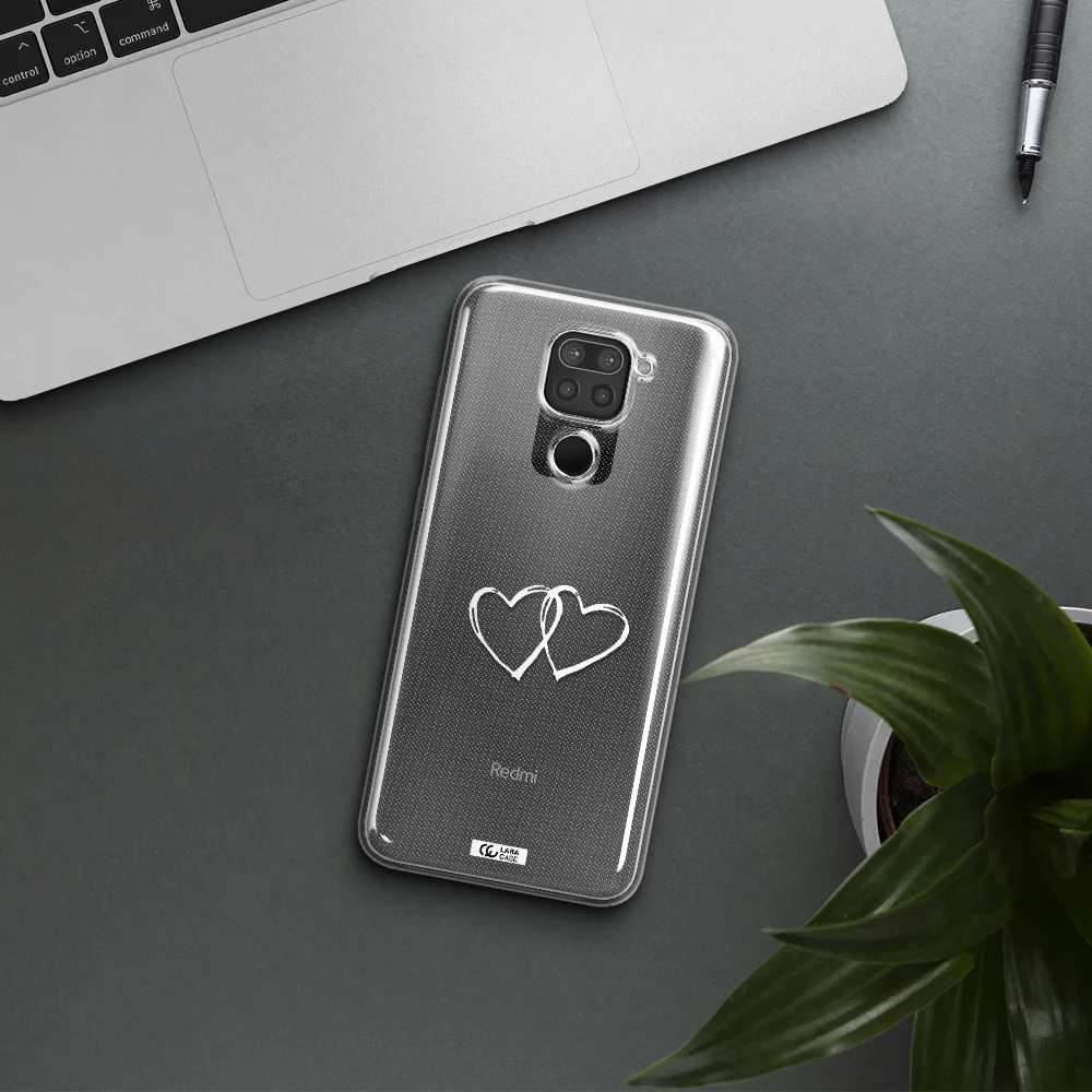 Heart Couple Xiaomi Redmi Note 9 Clear TPU Case