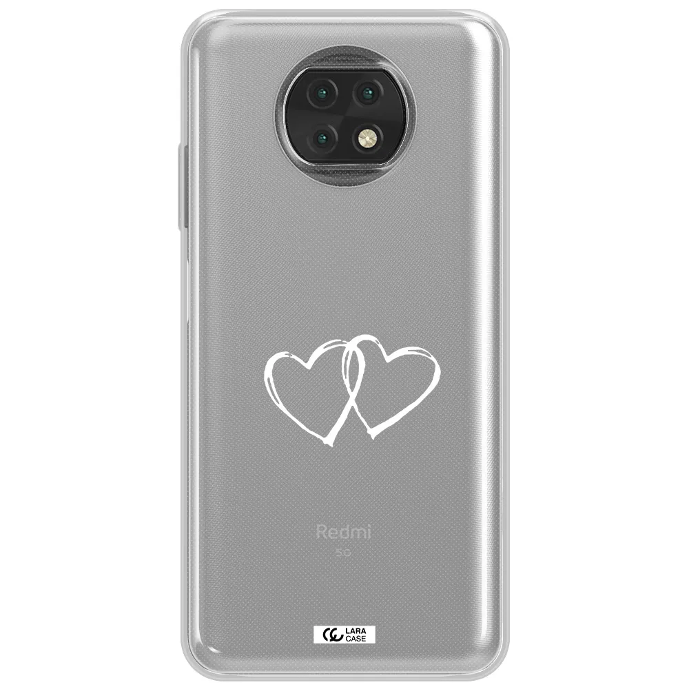 Heart Couple Xiaomi Redmi Note 9T Clear Tpu Case