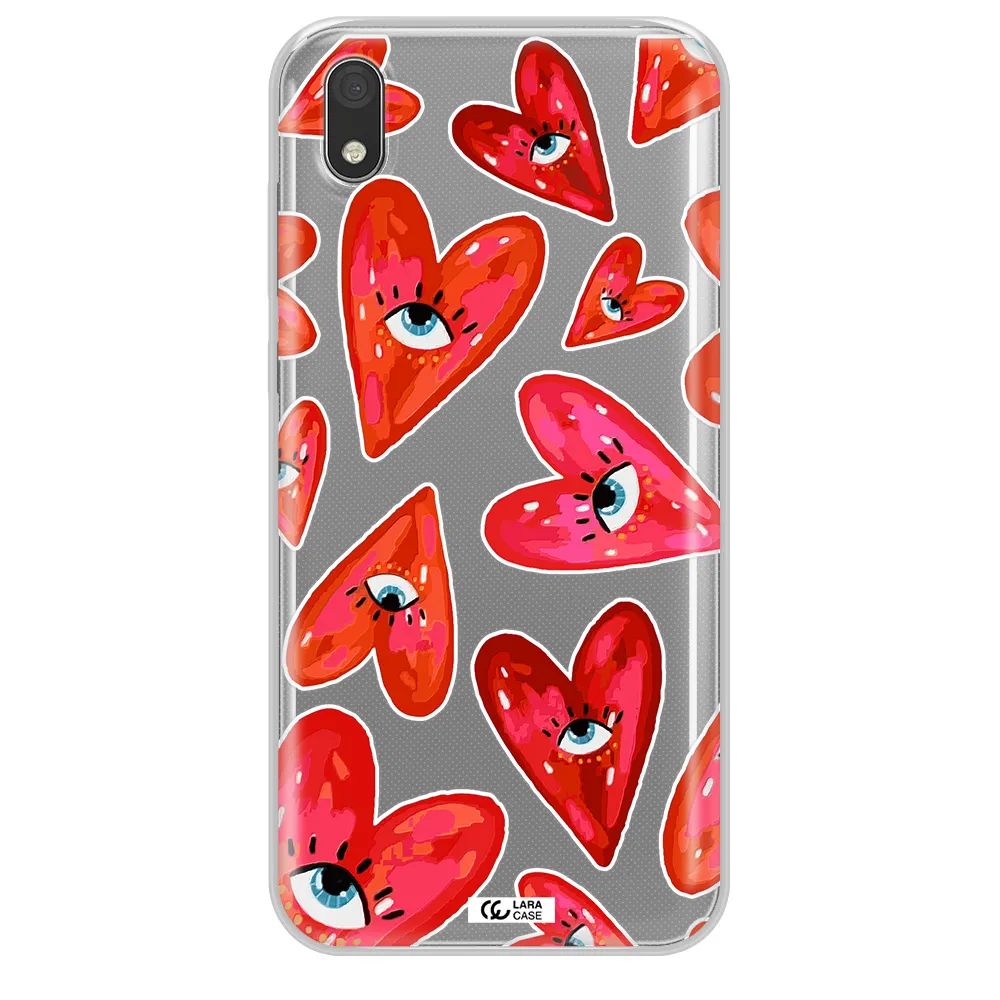 Evil Eye Heart Huawei Honor 8S Clear TPU Case