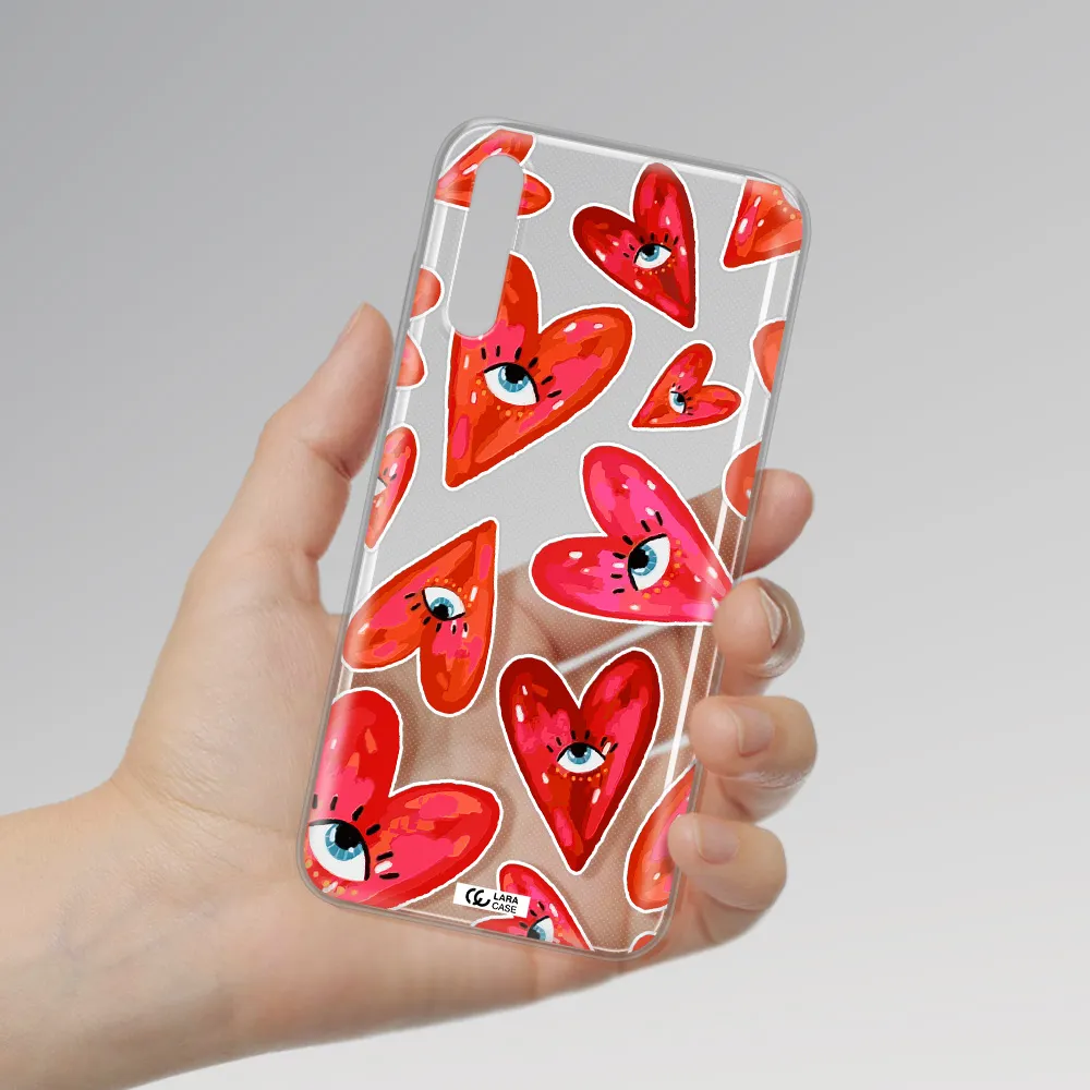 Evil Eye Heart Huawei P Smart S Clear TPU Case