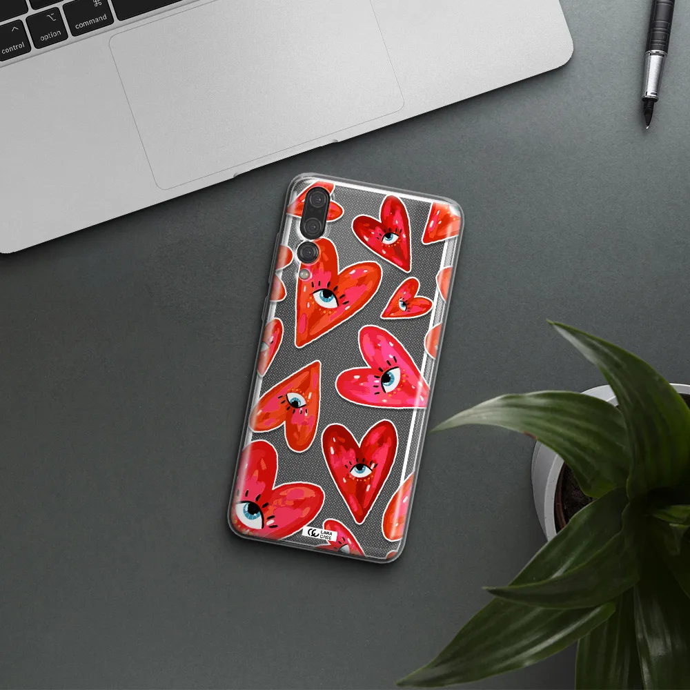 Evil Eye Heart Huawei P20 Pro Clear TPU Case