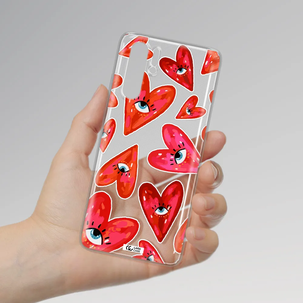 Evil Eye Heart Huawei P30 Pro Clear TPU Case
