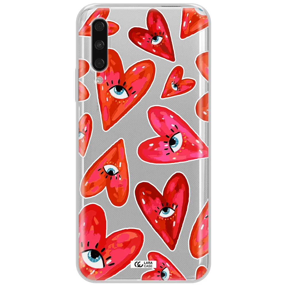 Evil Eye Heart Huawei Y9S Clear Tpu Case
