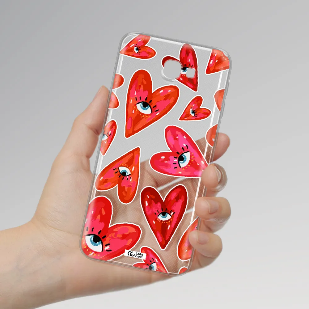 Evil Eye Heart Samsung J5 Prime Clear TPU Case