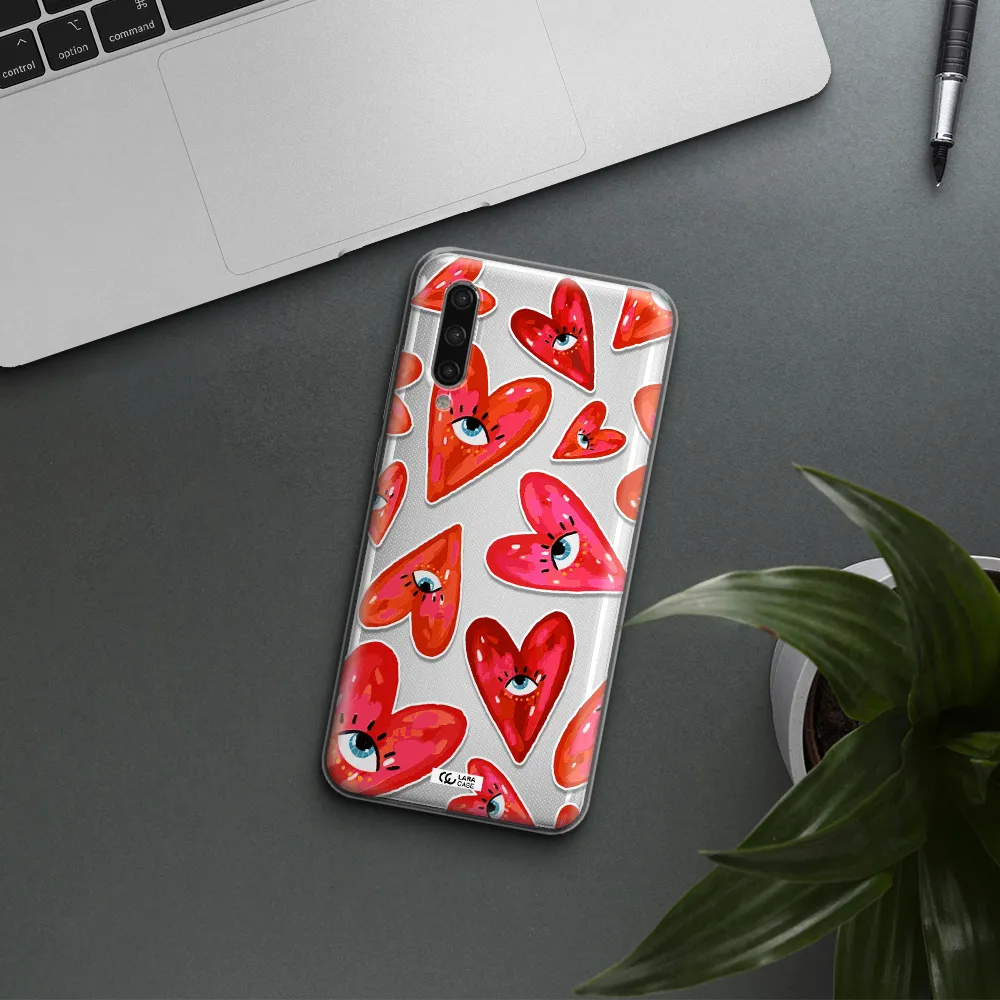 Evil Eye Heart Xiaomi Mi 9 Lite Clear Tpu Case