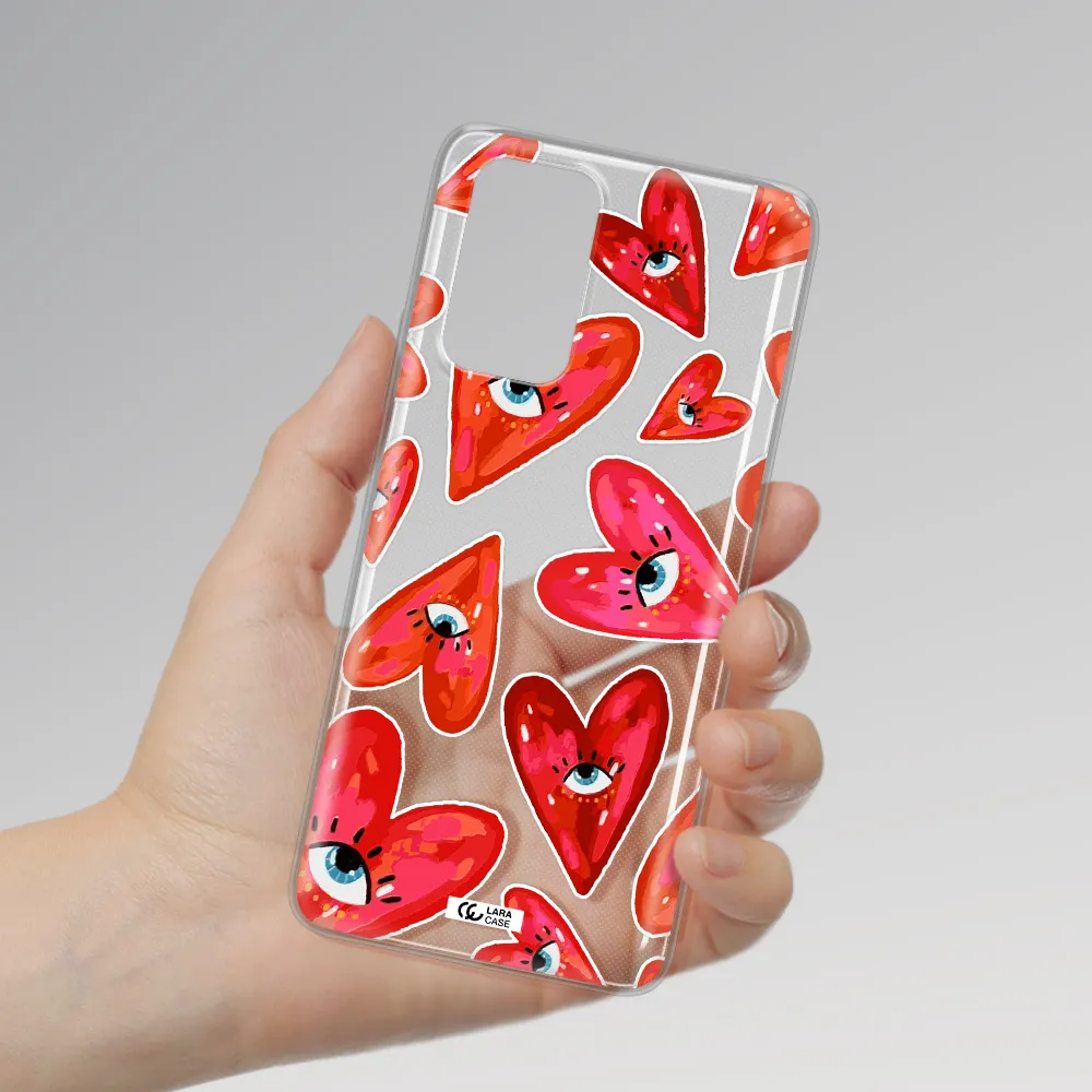 Evil Eye Heart Xiaomi Note 10 Pro Clear TPU Case