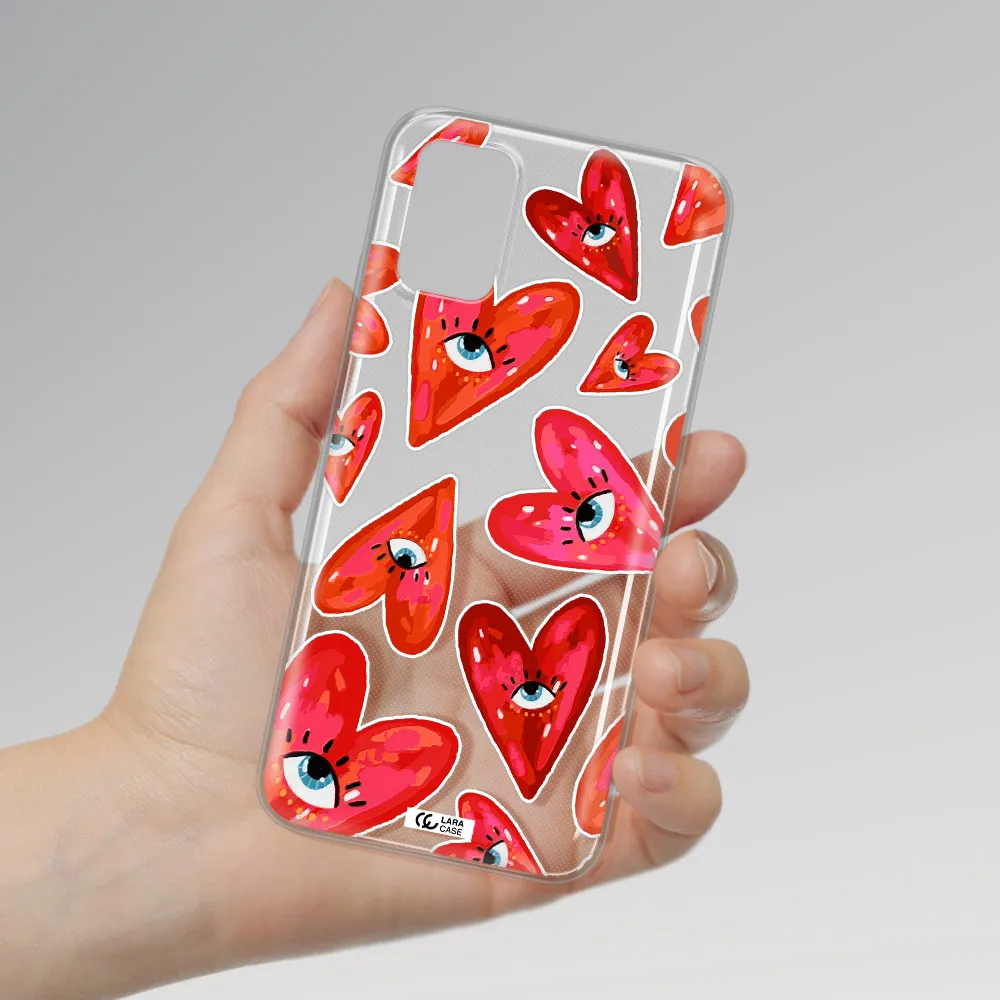 Evil Eye Heart Xiaomi Poco M3 Clear TPU Case