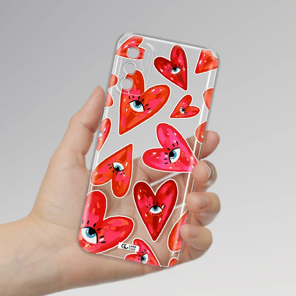 Evil Eye Heart Xiaomi Poco M4 Pro 5G Clear Tpu Case