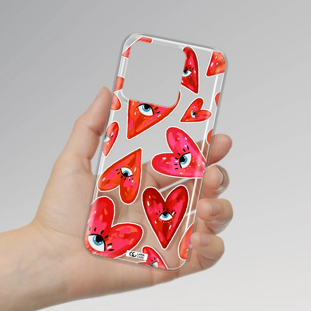 Evil Eye Heart Xiaomi Redmi 10A Clear TPU Case