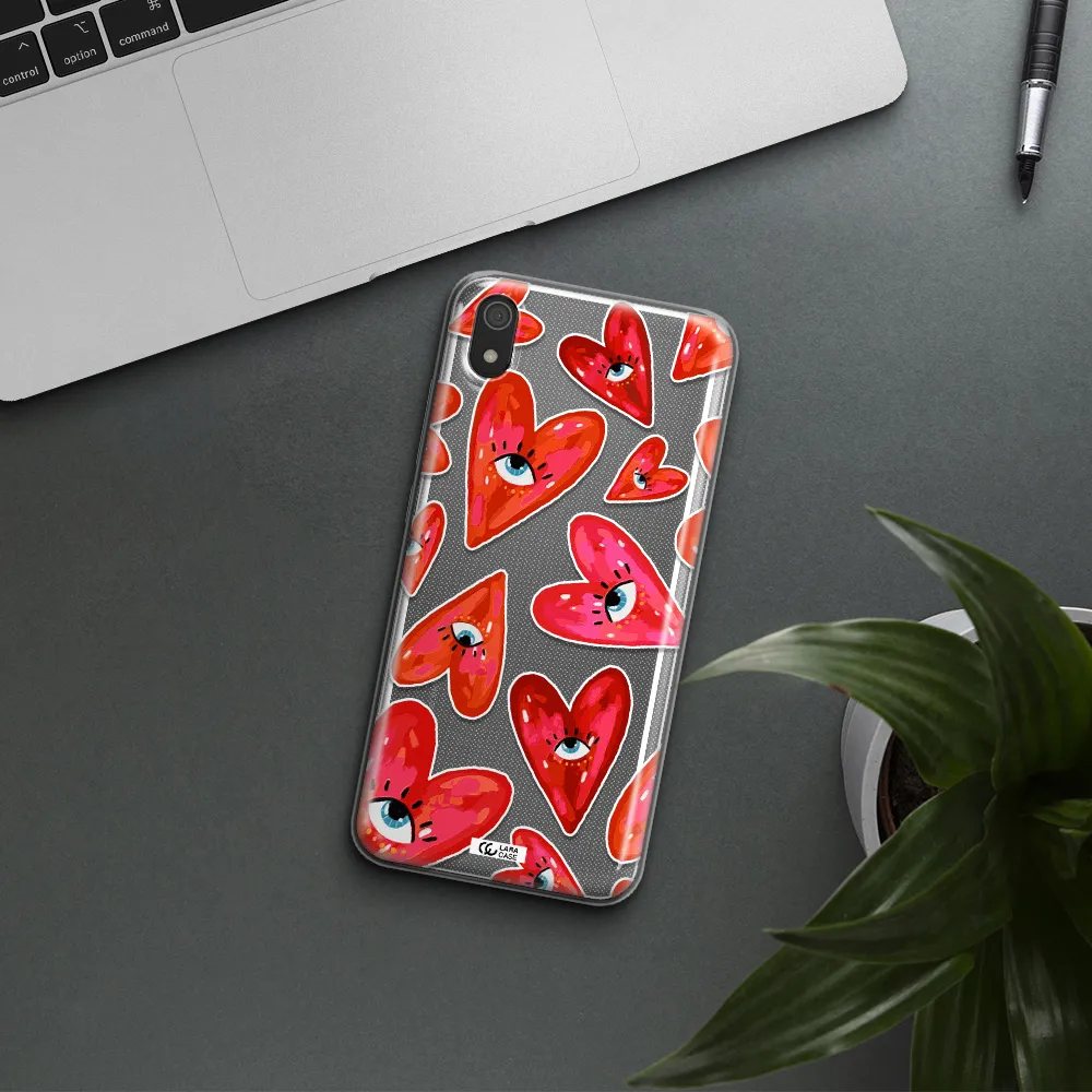 Evil Eye Heart Xiaomi Redmi 7A Clear TPU Case