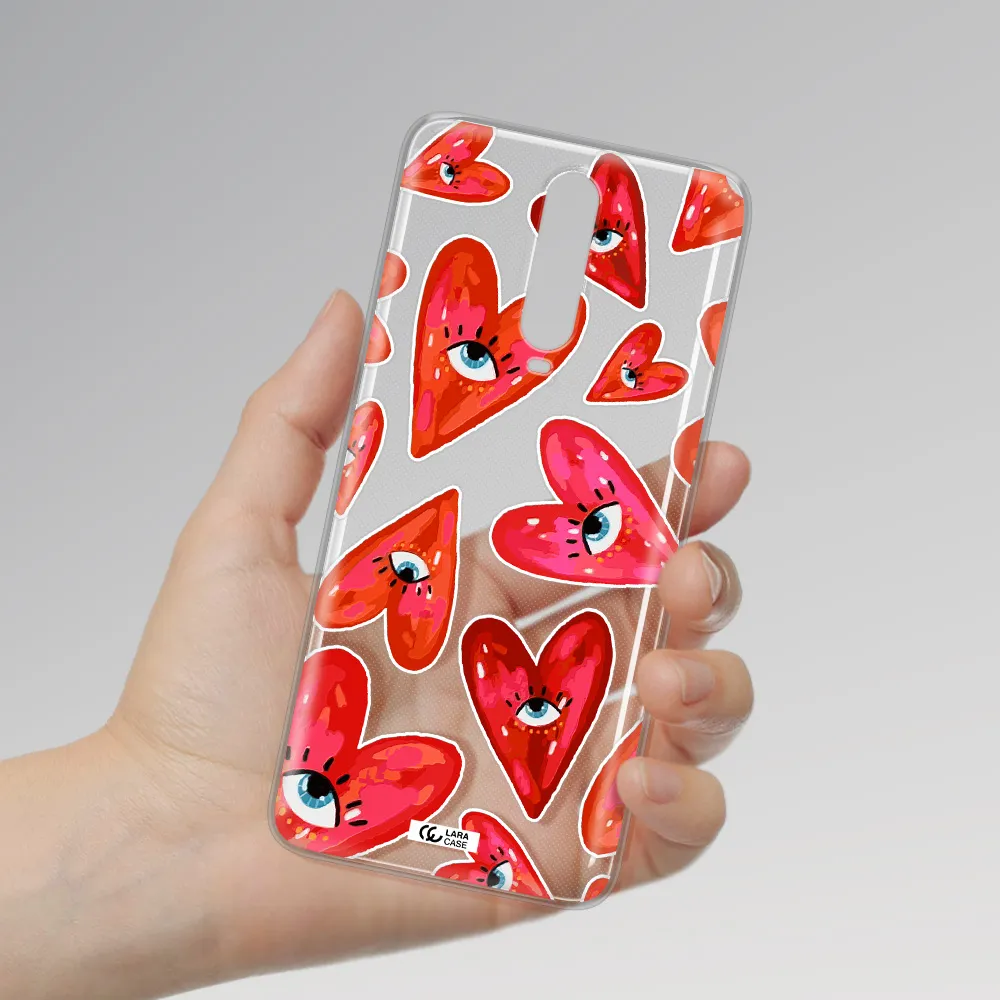 Evil Eye Heart Xiaomi Redmi K30 Clear TPU Case