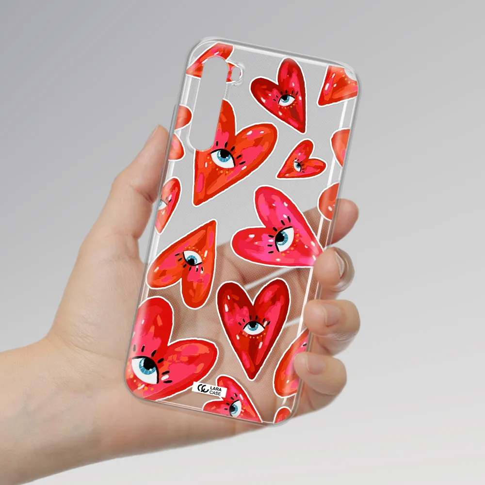 Evil Eye Heart Xiaomi Redmi Note 8T Clear Tpu Case