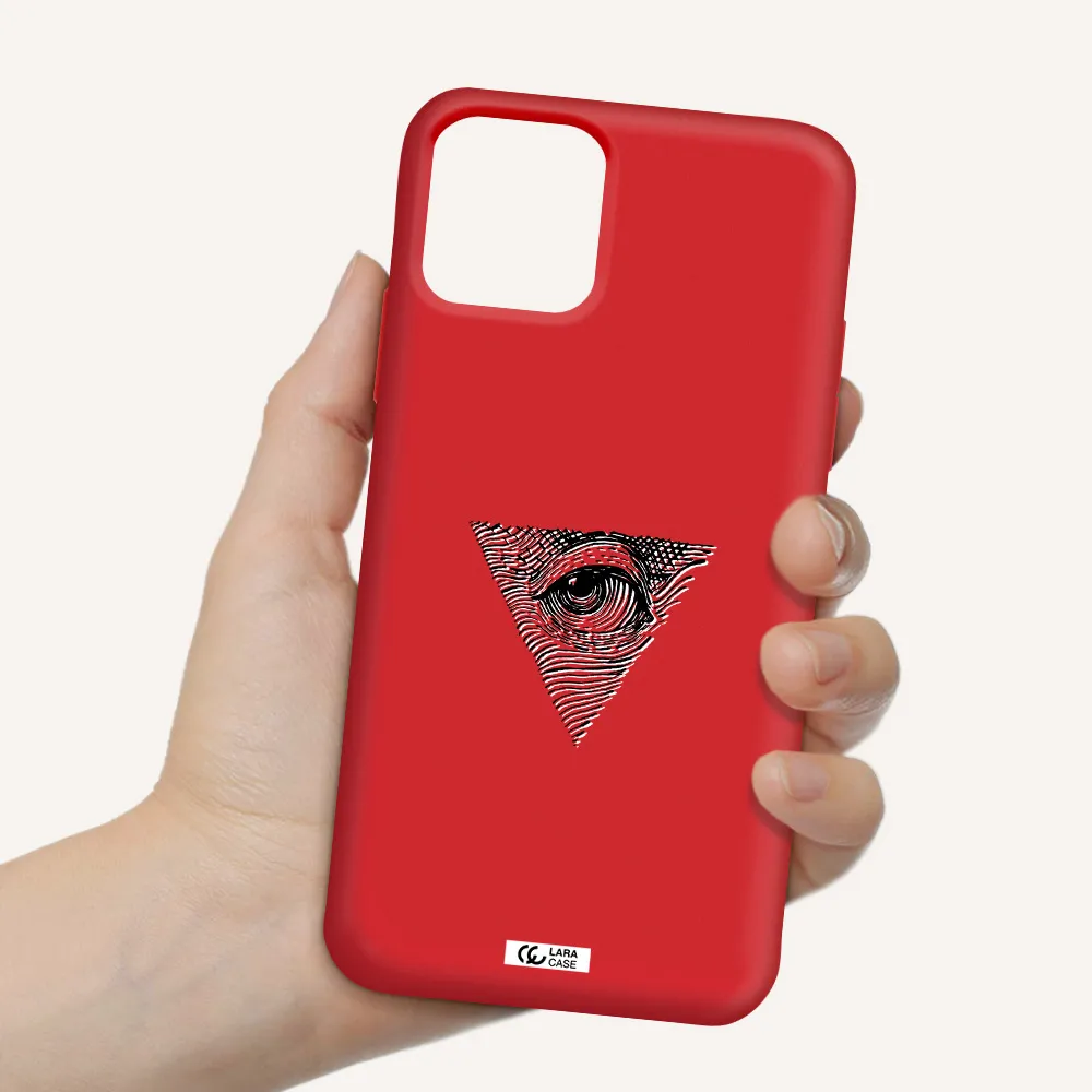 Franklin Eye Apple iPhone 11 pro max Silicone Imperial Red Case
