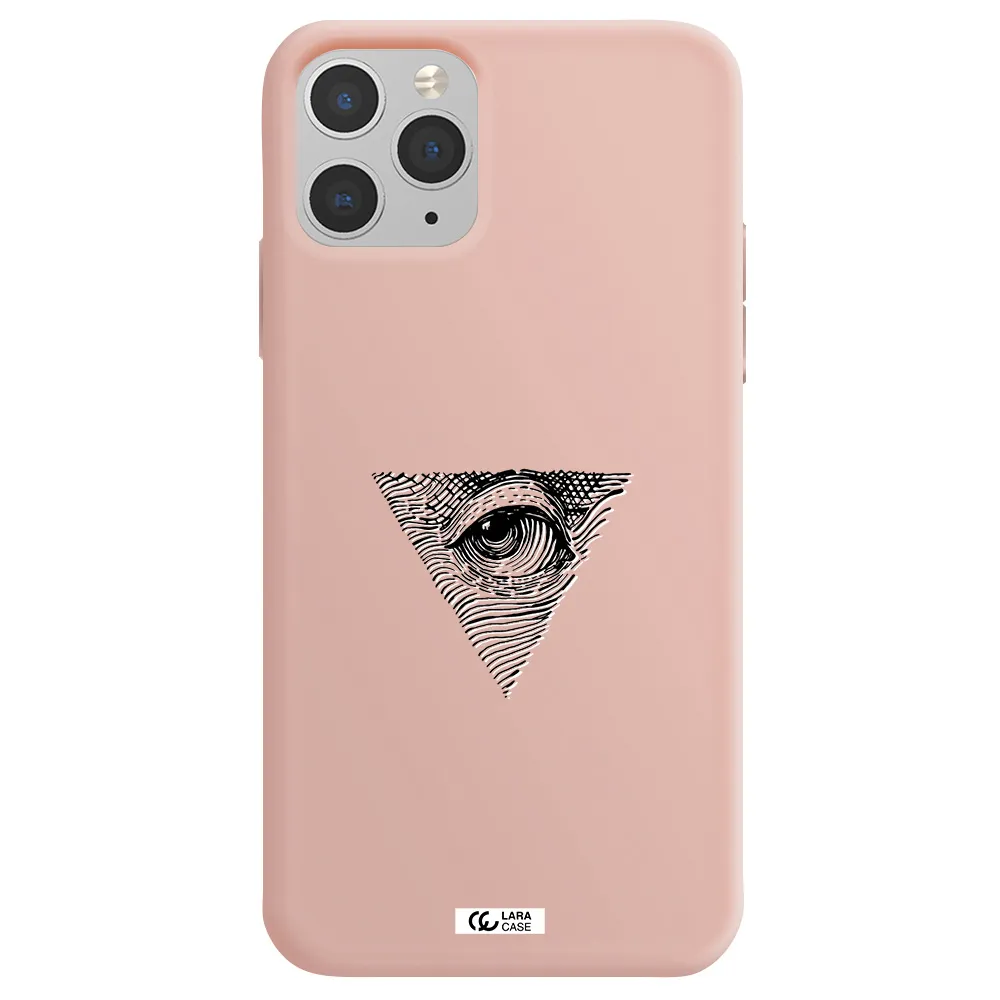 Franklin Eye Apple iPhone 11 pro max Silicone pastel pink Case