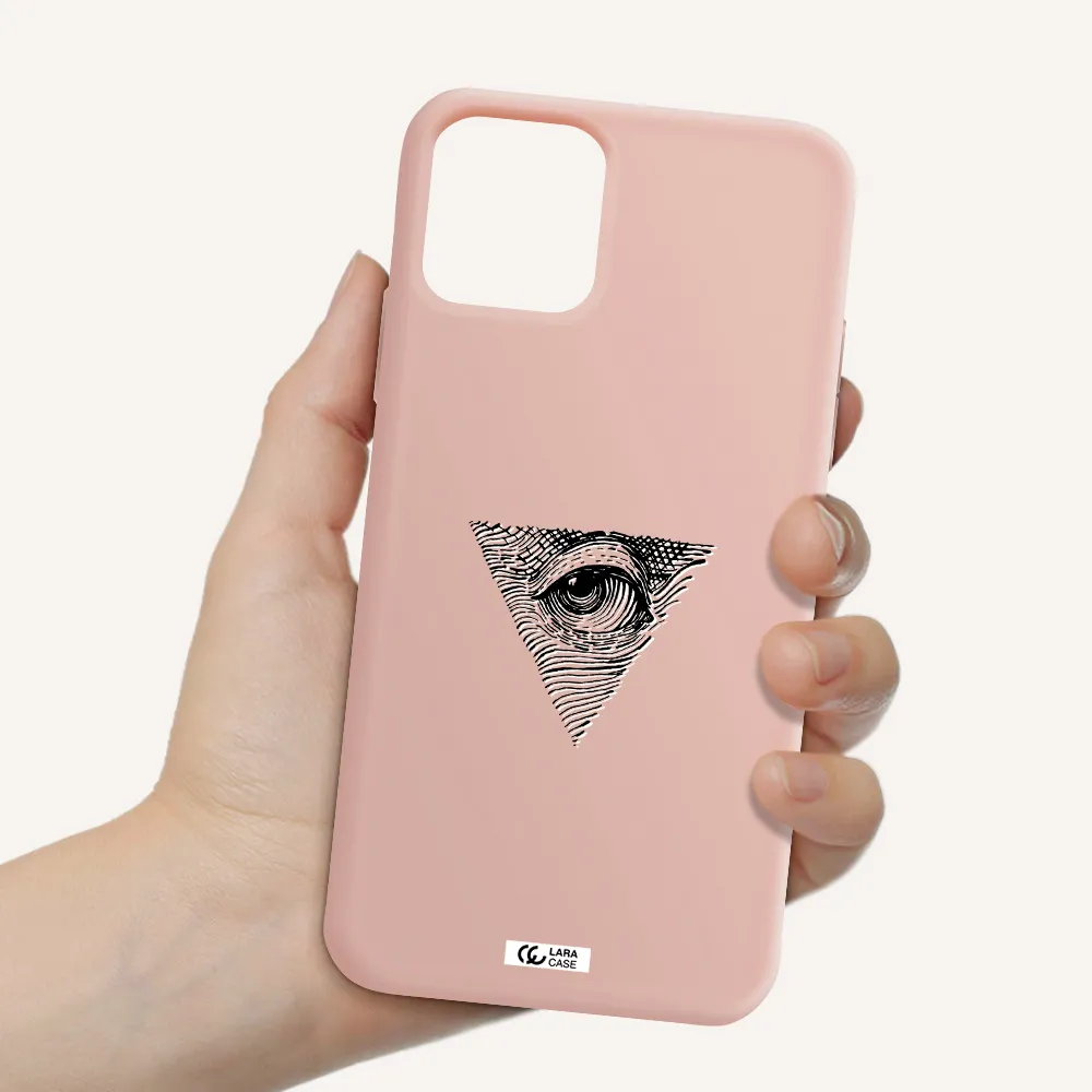 Franklin Eye Apple iPhone 11 pro max Silicone pastel pink Case