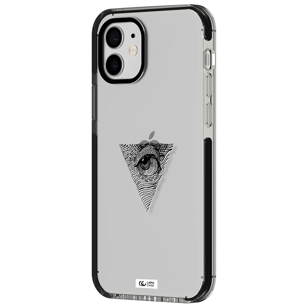 Franklin Eye Apple iPhone 12 impact black border Case