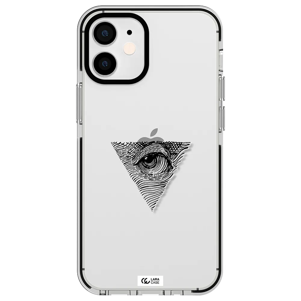 Franklin Eye Apple iPhone 12 mini impact black border Case