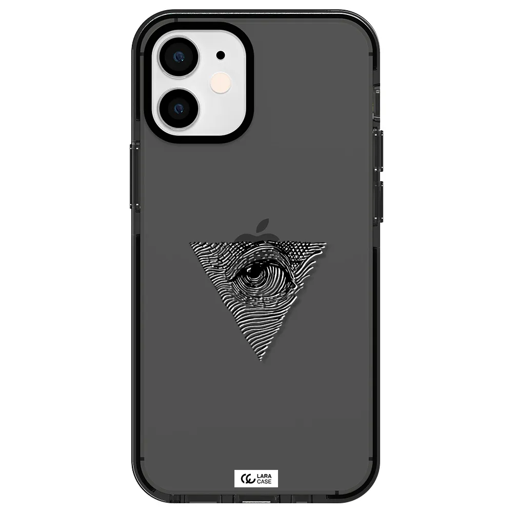 Franklin Eye Apple iPhone 12 mini impact Smoke Black Case