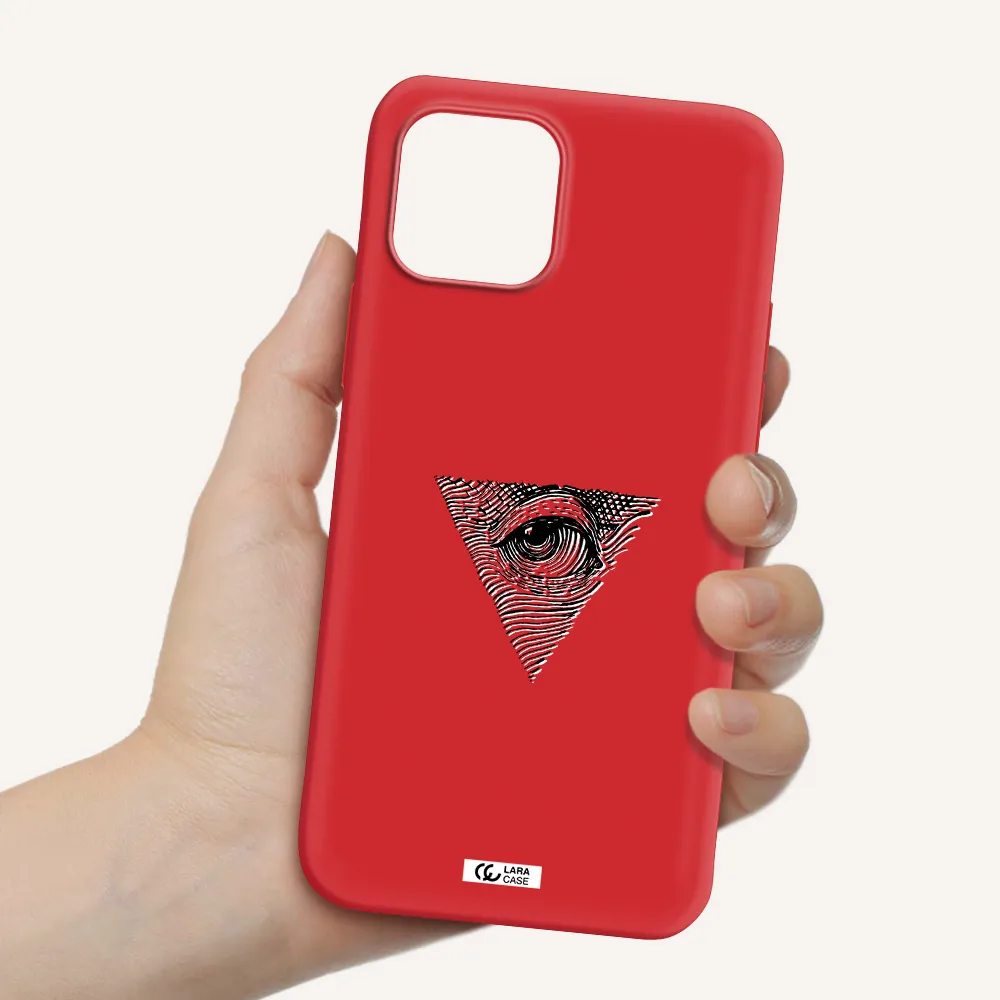 Franklin Eye Apple iPhone 12 mini Silicone Imperial Red Case