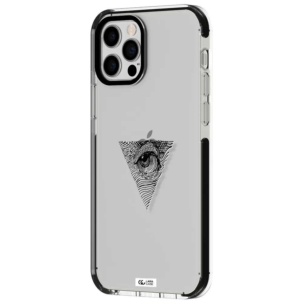 Franklin Eye Apple iPhone 12 pro impact black border Case
