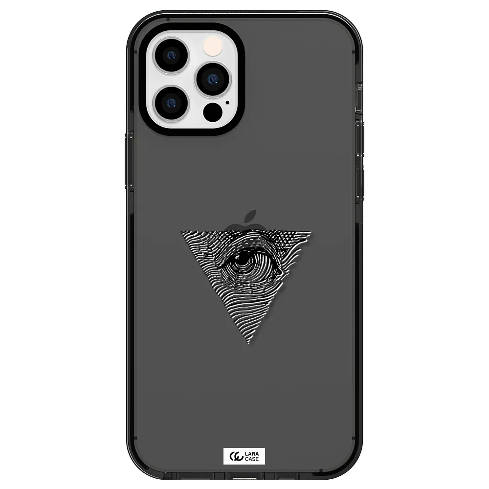 Franklin Eye Apple iPhone 12 pro impact Smoke Black Case
