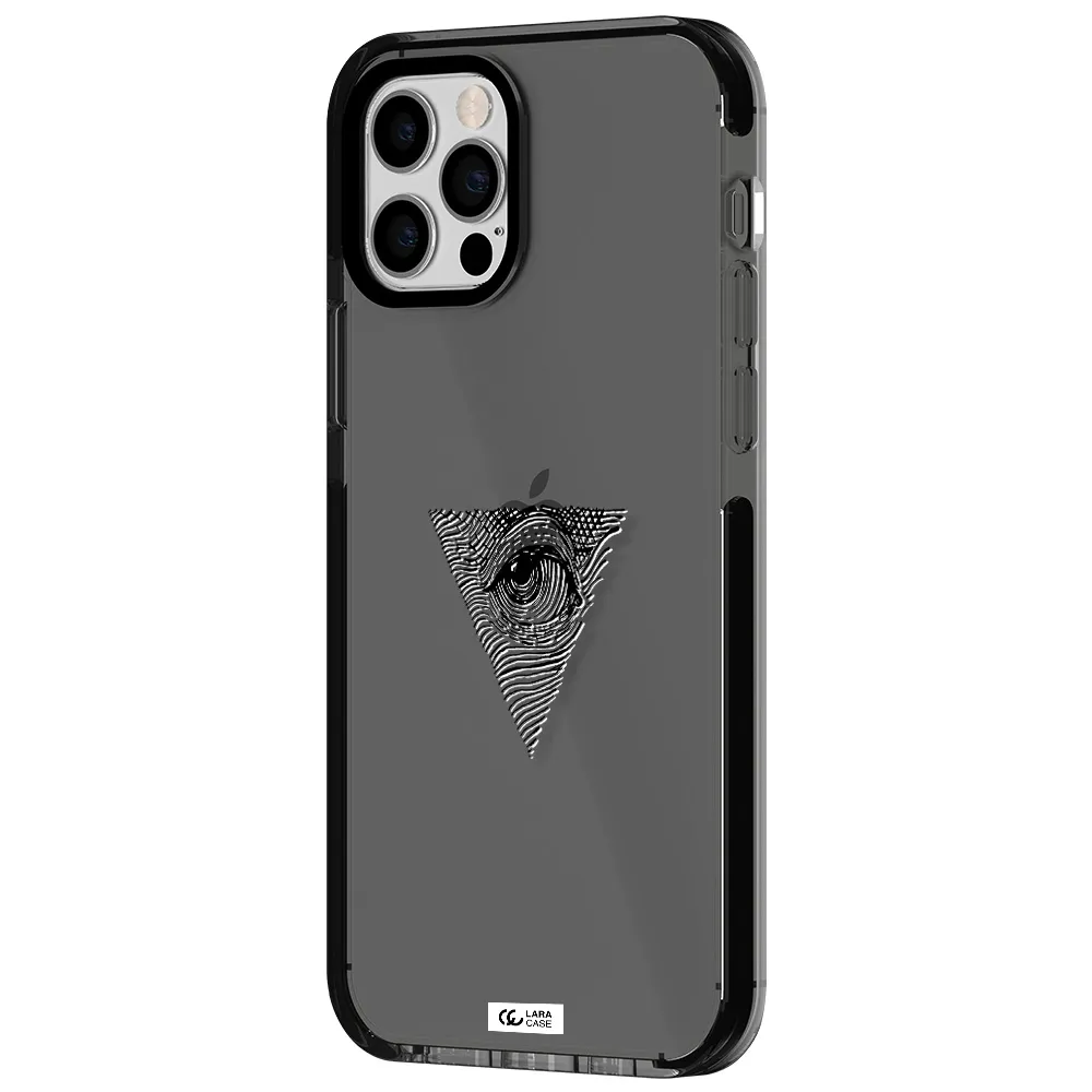 Franklin Eye Apple iPhone 12 pro impact Smoke Black Case