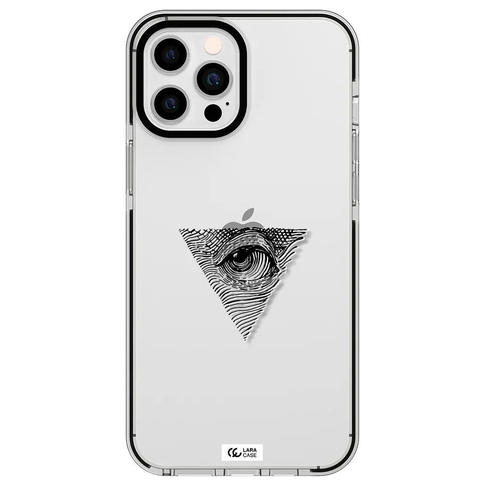 Franklin Eye Apple iPhone 12 pro max impact black border Case